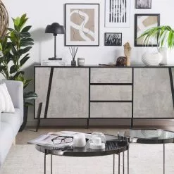 Beliani Mesa Auxiliar De Vidrio Templado/metal Negro/plateado ⌀ 40 Cm LUCEA -Sillones Ventas undef src sa picid 775115 type color image scaled