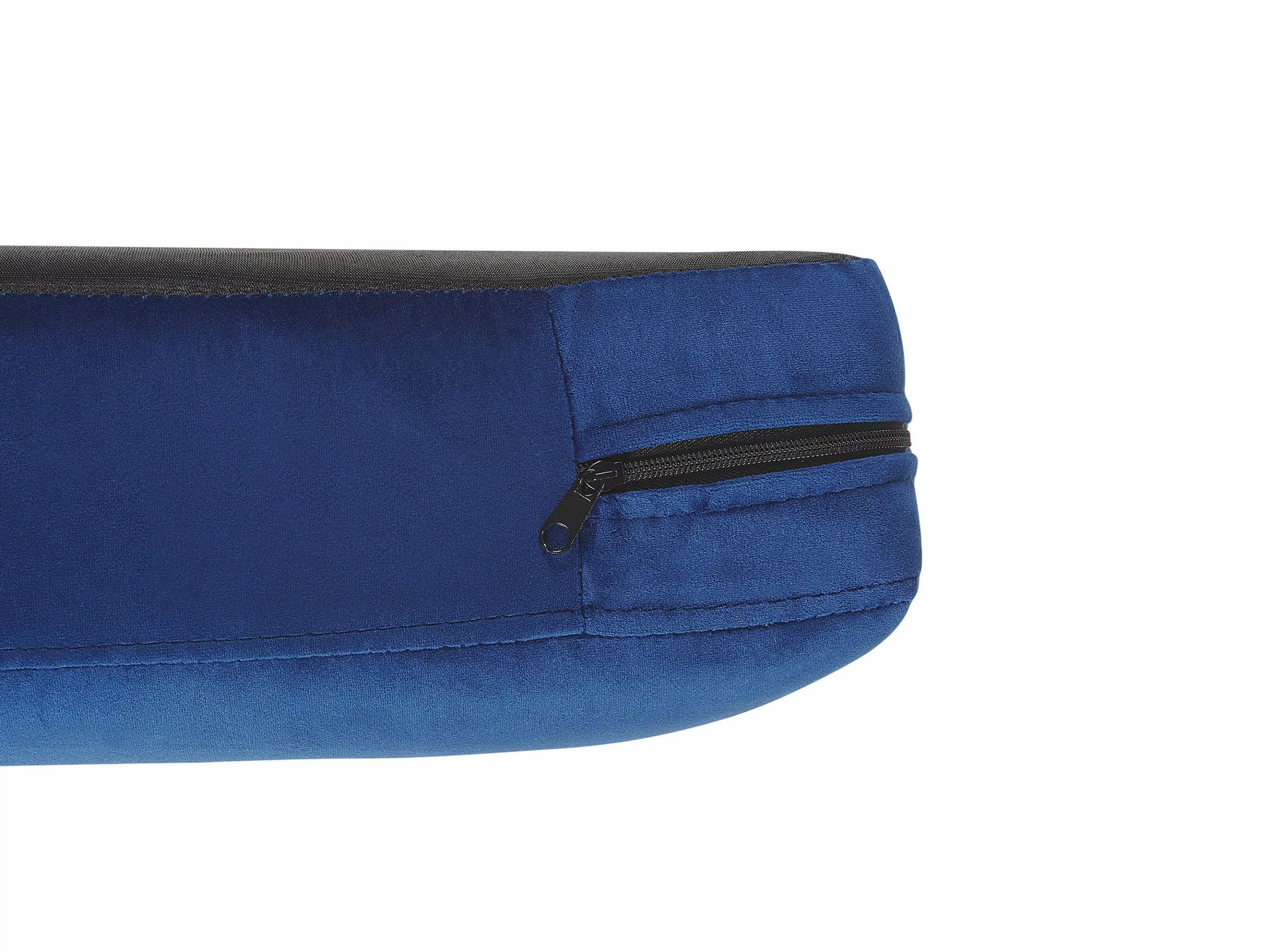 Beliani Sillón De Terciopelo Azul Marino/dorado VIETAS 7 Beliani Sillón De Terciopelo Azul Marino/dorado VIETAS - Imagen 7