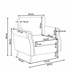 Beliani Sillón De Terciopelo Azul Marino/dorado VIETAS 17 Beliani Sillón De Terciopelo Azul Marino/dorado VIETAS -Sillones Ventas undef src sa picid 775602 type whitesh image scaled