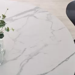 Beliani Mesa De Comedor Blanco/negro ⌀ 120 Cm ODEON 13 Beliani Mesa De Comedor Blanco/negro ⌀ 120 Cm ODEON -Sillones Ventas undef src sa picid 775978 type whitesh image scaled