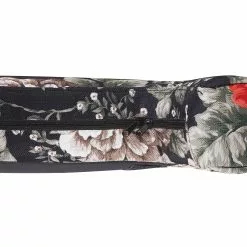 Beliani Sillón Con Reposapiés Negro Con Flores SANDSET -Sillones Ventas undef src sa picid 776316 type whitesh image scaled