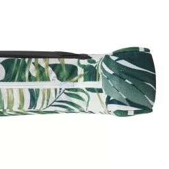 Beliani Sillón Con Reposapiés Con Hojas Verde SANDSET -Sillones Ventas undef src sa picid 776326 type whitesh image scaled