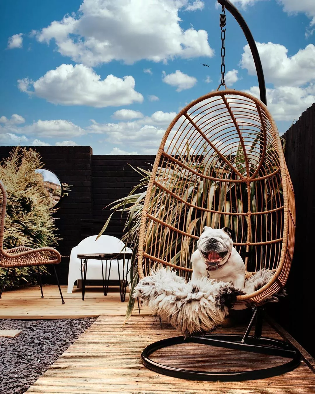 Beliani Silla Colgante De Ratán Color Natural Con Soporte CASOLI 5 Beliani Silla Colgante De Ratán Color Natural Con Soporte CASOLI - Imagen 5