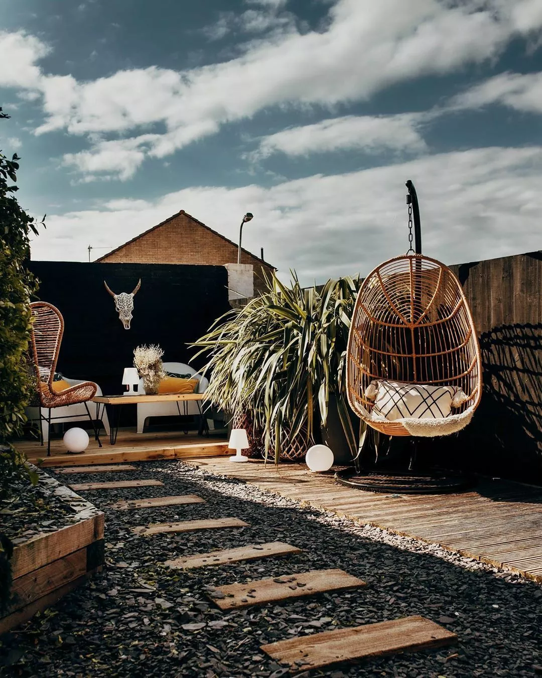 Beliani Silla Colgante De Ratán Color Natural Con Soporte CASOLI 6 Beliani Silla Colgante De Ratán Color Natural Con Soporte CASOLI - Imagen 6