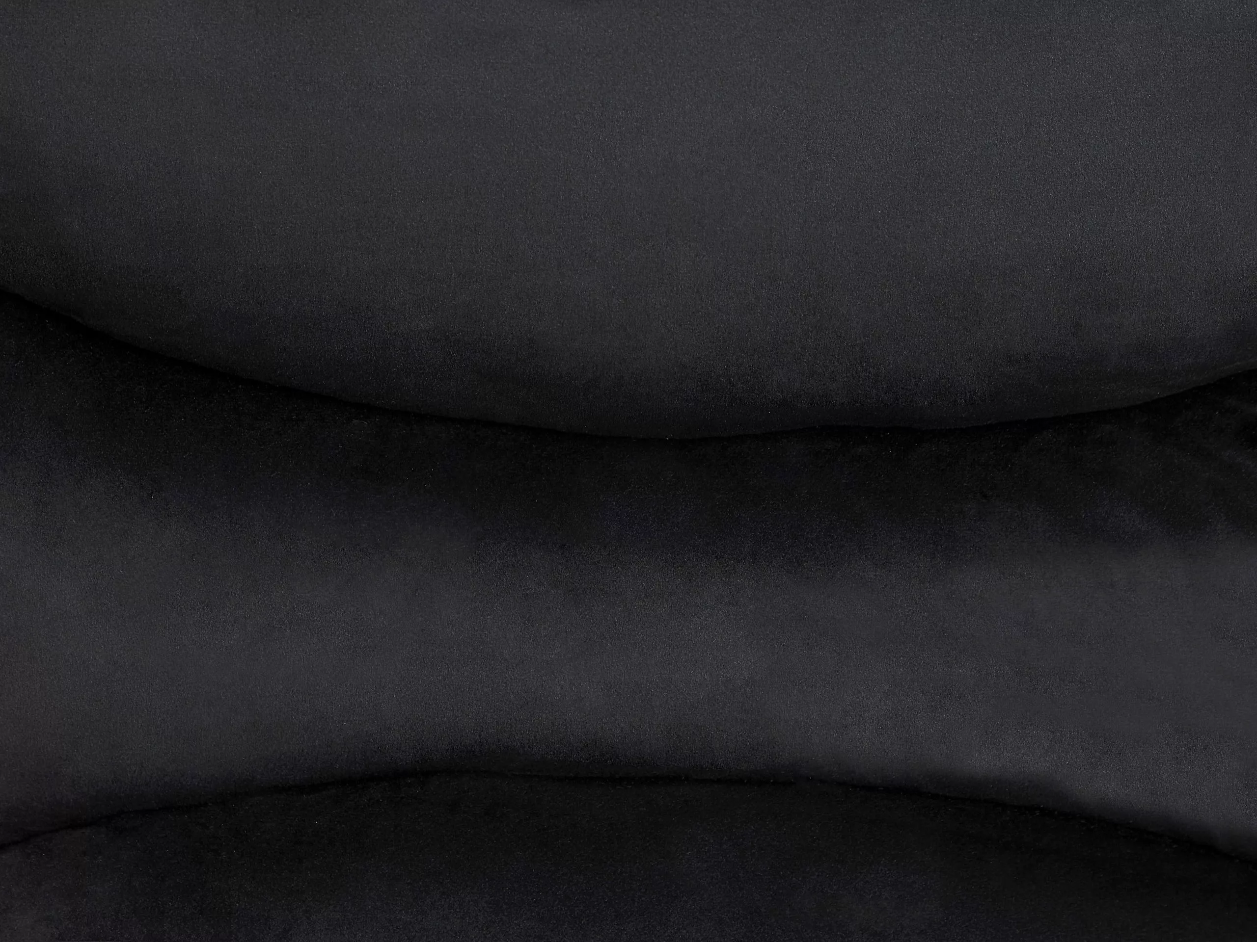 Beliani Sillón Reclinable De Terciopelo Negro ESLOV - Imagen 10