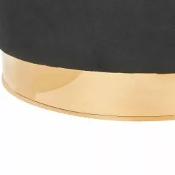 Beliani Sillón De Terciopelo Negro ALBY -Sillones Ventas undef src sa picid 780882 type whitesh image scaled