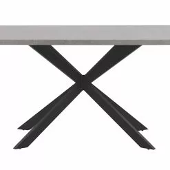 Beliani Mesa De Comedor Gris Claro/negro 140 X 80 Cm SPECTRA 13 Beliani Mesa De Comedor Gris Claro/negro 140 X 80 Cm SPECTRA -Sillones Ventas undef src sa picid 782317 type whitesh image scaled