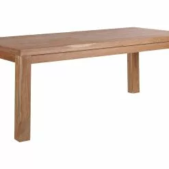 Beliani Mesa De Comedor De Madera De Acacia Clara Varios Tamaños TESA