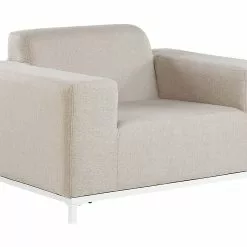 Beliani Conjunto De 2 Sillones De Poliéster Beige Arena/blanco ROVIGO 13 Beliani Conjunto De 2 Sillones De Poliéster Beige Arena/blanco ROVIGO -Sillones Ventas undef src sa picid 784925 type whitesh image scaled
