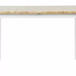 Beliani Mesa De Comedor Extensible De Madera De Caucho Clara/blanco 120/150 X 80 Cm HOUSTON 16 Beliani Mesa De Comedor Extensible De Madera De Caucho Clara/blanco 120/150 X 80 Cm HOUSTON -Sillones Ventas undef src sa picid 785834 type whitesh image scaled