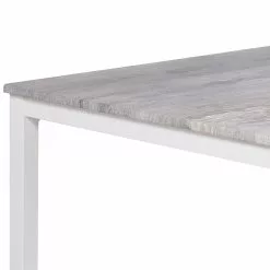 Beliani Conjunto De Comedor 4 Plazas Gris Claro/blanco BISMARCK -Sillones Ventas undef src sa picid 785868 type whitesh image scaled