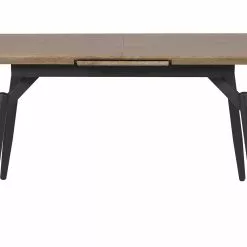 Beliani Mesa De Comedor Extensible Madera Oscura/negro 140/180 X 80 Cm BARBOSA 16 Beliani Mesa De Comedor Extensible Madera Oscura/negro 140/180 X 80 Cm BARBOSA -Sillones Ventas undef src sa picid 786547 type whitesh image scaled