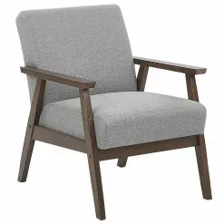 Beliani Sillón Gris ASNES