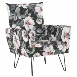 Beliani Sillón Negro RIBE