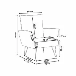 Beliani Sillón Negro RIBE -Sillones Ventas undef src sa picid 788700 type whitesh image scaled