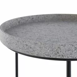 Beliani Conjunto De 3 Mesas De Centro De Metal Negro/gris/blanco/amarillo TEXON -Sillones Ventas undef src sa picid 791132 type whitesh image scaled