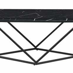 Beliani Mesa De Centro Negra 80 X 80 Cm MALIBU -Sillones Ventas undef src sa picid 791613 type whitesh image scaled