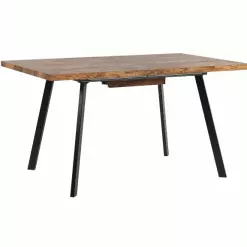 Beliani Mesa De Comedor Extensible Madera Clara/negro 140/180 X 90 Cm HARLOW 13 Beliani Mesa De Comedor Extensible Madera Clara/negro 140/180 X 90 Cm HARLOW -Sillones Ventas undef src sa picid 793865 type whitesh image scaled