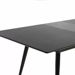 Beliani Mesa De Comedor Extensible Negra 160/200 X 90 Cm MALDON 16 Beliani Mesa De Comedor Extensible Negra 160/200 X 90 Cm MALDON -Sillones Ventas undef src sa picid 793915 type whitesh image scaled