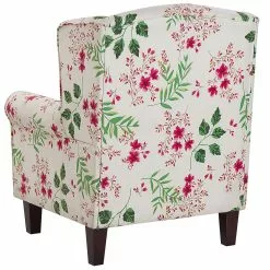 Beliani Sillón De Algodón/poliéster Beige Crema/multicolor Con Reposapiés HAMAR -Sillones Ventas undef src sa picid 794147 type whitesh image scaled