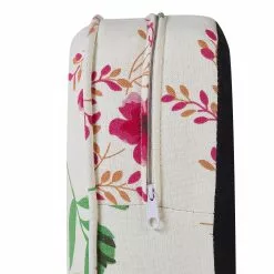 Beliani Sillón De Algodón/poliéster Beige Crema/multicolor Con Reposapiés HAMAR -Sillones Ventas undef src sa picid 794156 type whitesh image scaled