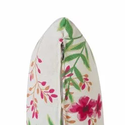 Beliani Sillón De Algodón/poliéster Beige Crema/multicolor Con Reposapiés HAMAR -Sillones Ventas undef src sa picid 794157 type whitesh image scaled