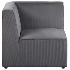 Beliani Módulo Esquinero De Pana Gris LEMVIG -Sillones Ventas undef src sa picid 794820 type whitesh image scaled