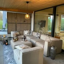 Beliani Conjunto De 2 Mesas De Centro De Metal Negro TWINS -Sillones Ventas undef src sa picid 802190 type whitesh image scaled