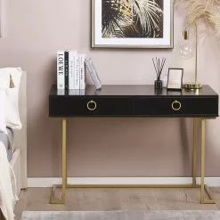 Beliani Consola De Metal Negro/dorado 115 X 50 Cm WESTPORT 16 Beliani Consola De Metal Negro/dorado 115 X 50 Cm WESTPORT -Sillones Ventas undef src sa picid 809730 type whitesh image scaled