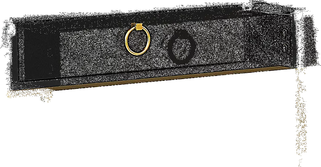 Beliani Consola De Metal Negro/dorado 115 X 50 Cm WESTPORT 9 Beliani Consola De Metal Negro/dorado 115 X 50 Cm WESTPORT - Imagen 9