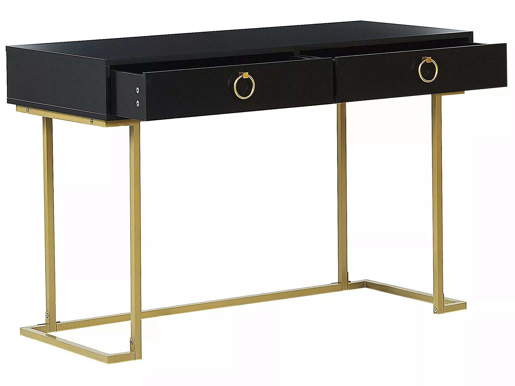 Beliani Consola De Metal Negro/dorado 115 X 50 Cm WESTPORT 10 Beliani Consola De Metal Negro/dorado 115 X 50 Cm WESTPORT - Imagen 10