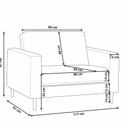 Beliani Sillón De Piel Sintética Beige/negro SAVALEN 19 Beliani Sillón De Piel Sintética Beige/negro SAVALEN -Sillones Ventas undef src sa picid 810016 type whitesh image scaled