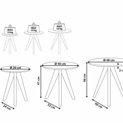 Beliani Conjunto De 3 Mesas De Centro Gris/madera Clara VEGAS -Sillones Ventas undef src sa picid 814970 type whitesh image scaled