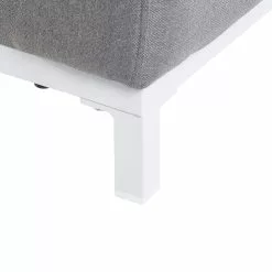 Beliani Conjunto De 2 Sillones De Poliéster Gris/blanco ROVIGO -Sillones Ventas undef src sa picid 816865 type whitesh image scaled