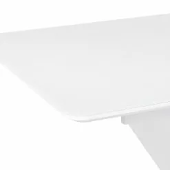 Beliani Mesa De Comedor Extensible De Vidrio Templado Blanco 160/200 X 90 Cm SALTUM 17 Beliani Mesa De Comedor Extensible De Vidrio Templado Blanco 160/200 X 90 Cm SALTUM -Sillones Ventas undef src sa picid 821071 type whitesh image scaled