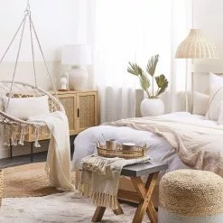 Beliani Silla Colgante De Algodón Blanco Crema GABELLA 12 Beliani Silla Colgante De Algodón Blanco Crema GABELLA -Sillones Ventas undef src sa picid 821566 type whitesh image scaled