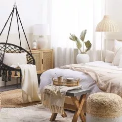 Beliani Silla Colgante De Algodón Negro GABELLA 12 Beliani Silla Colgante De Algodón Negro GABELLA -Sillones Ventas undef src sa picid 821572 type whitesh image scaled