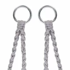 Beliani Silla Colgante De Algodón Gris Claro GABELLA -Sillones Ventas undef src sa picid 821579 type whitesh image scaled