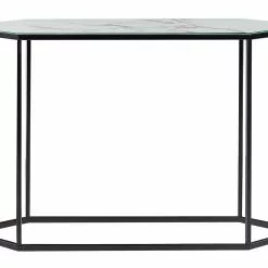 Beliani Consola De Vidrio Templado Blanco/negro 120 X 35 Cm PERRIN 9 Beliani Consola De Vidrio Templado Blanco/negro 120 X 35 Cm PERRIN -Sillones Ventas undef src sa picid 823484 type whitesh image scaled