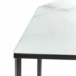 Beliani Consola De Vidrio Templado Blanco/negro 120 X 35 Cm PERRIN 10 Beliani Consola De Vidrio Templado Blanco/negro 120 X 35 Cm PERRIN -Sillones Ventas undef src sa picid 823485 type whitesh image scaled