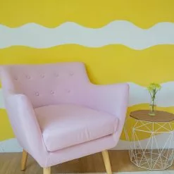 Beliani Sillón Rosa Pastel DRAMMEN -Sillones Ventas undef src sa picid 827418 type whitesh image scaled