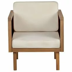 Beliani Sillón De Jardín De Madera De Acacia Madera Clara/blanco Crema BARATTI 10 Beliani Sillón De Jardín De Madera De Acacia Madera Clara/blanco Crema BARATTI -Sillones Ventas undef src sa picid 830819 type whitesh image scaled