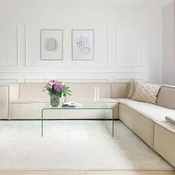 Beliani Mesa De Centro De Vidrio Templado Transparente 100 X 50 Cm KENDALL 12 Beliani Mesa De Centro De Vidrio Templado Transparente 100 X 50 Cm KENDALL -Sillones Ventas undef src sa picid 831804 type whitesh image