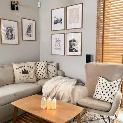 Beliani Mesa De Centro De Madera De Caucho Clara 100 X 55 Cm TULARE -Sillones Ventas undef src sa picid 836840 type whitesh image scaled