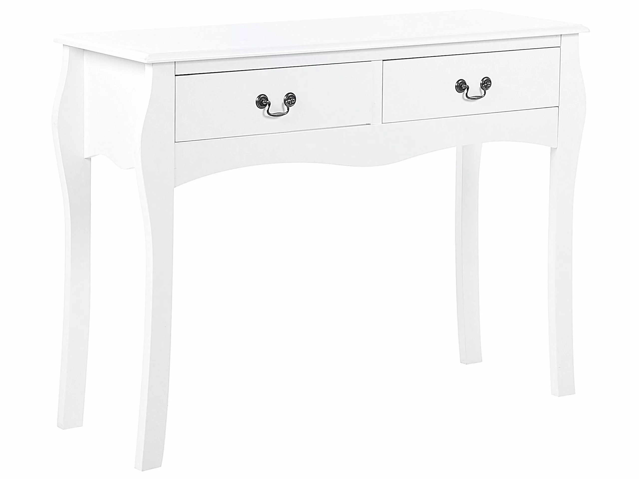 Beliani Consola Blanca 100 X 35 Cm KLAWOCK 1 Beliani Consola Blanca 100 X 35 Cm KLAWOCK