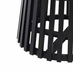 Beliani Mesa De Comedor Negra ⌀ 120 Cm MESILLA -Sillones Ventas undef src sa picid 840674 type whitesh image