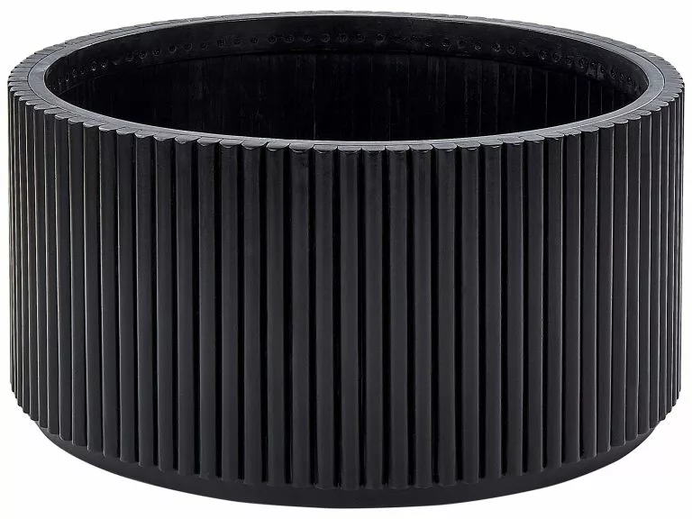 Beliani Mesa De Centro Madera Clara/negro ⌀ 70 Cm KIRKWOOD - Imagen 7