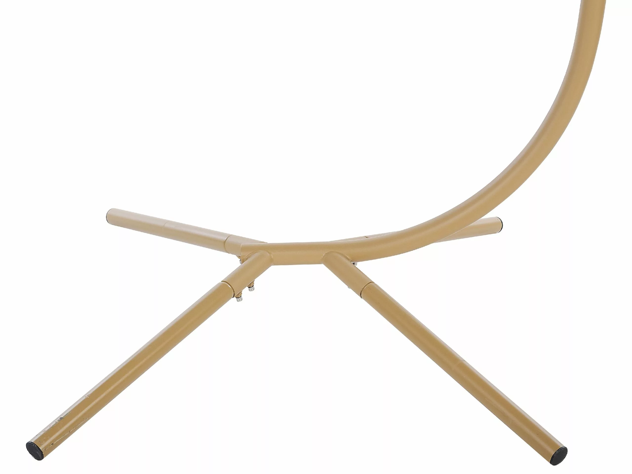 Beliani Silla Colgante Con Soporte Beige/blanco ADRIA 10 Beliani Silla Colgante Con Soporte Beige/blanco ADRIA - Imagen 10