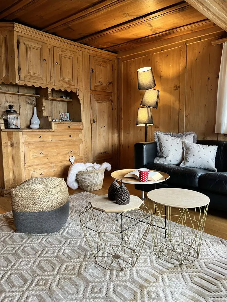 Beliani Mesa Auxiliar Dorado/madera Clara ⌀ 40 Cm LANARK - Imagen 7