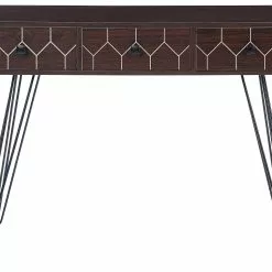 Beliani Consola Madera Oscura/negro 110 X 39 Cm MALSALA -Sillones Ventas undef src sa picid 844700 type whitesh image scaled